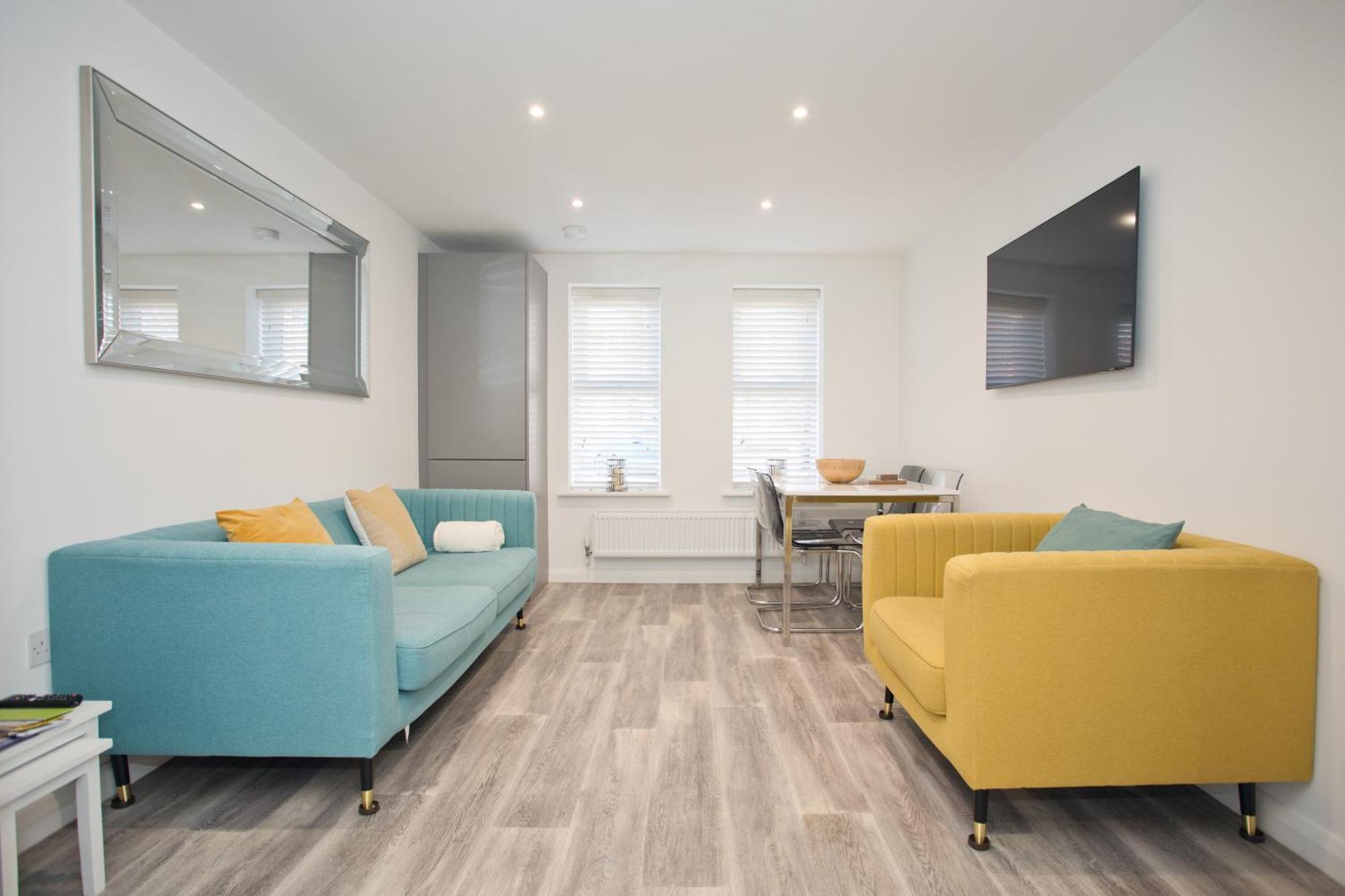 Sea Air - 2 Bedrooms - Parking - Mins To Beach Bournemouth Eksteriør billede